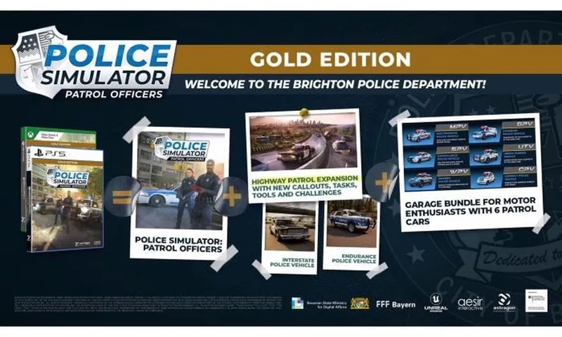 Gold – Police Simulator – Xbox Series X – Patrol by Microids, Xbox Series X | S – cover