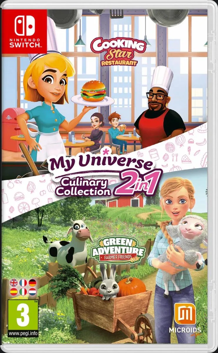 My Universe 2 in 1 Culinary Collection de Microids, Nintendo Switch – jaquette