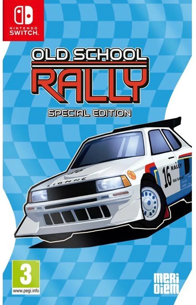 OLD SCHOOL RALLY - Speciale Editie - Nintendo Switch-spel van Microids, Nintendo Switch – cover