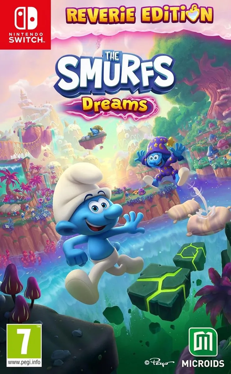 The Smurfs – Dreams - Rêverie Edition NSW Beperkt Duits, Engels, Spaans, Frans, Italiaans van Microids, Nintendo Switch – cover