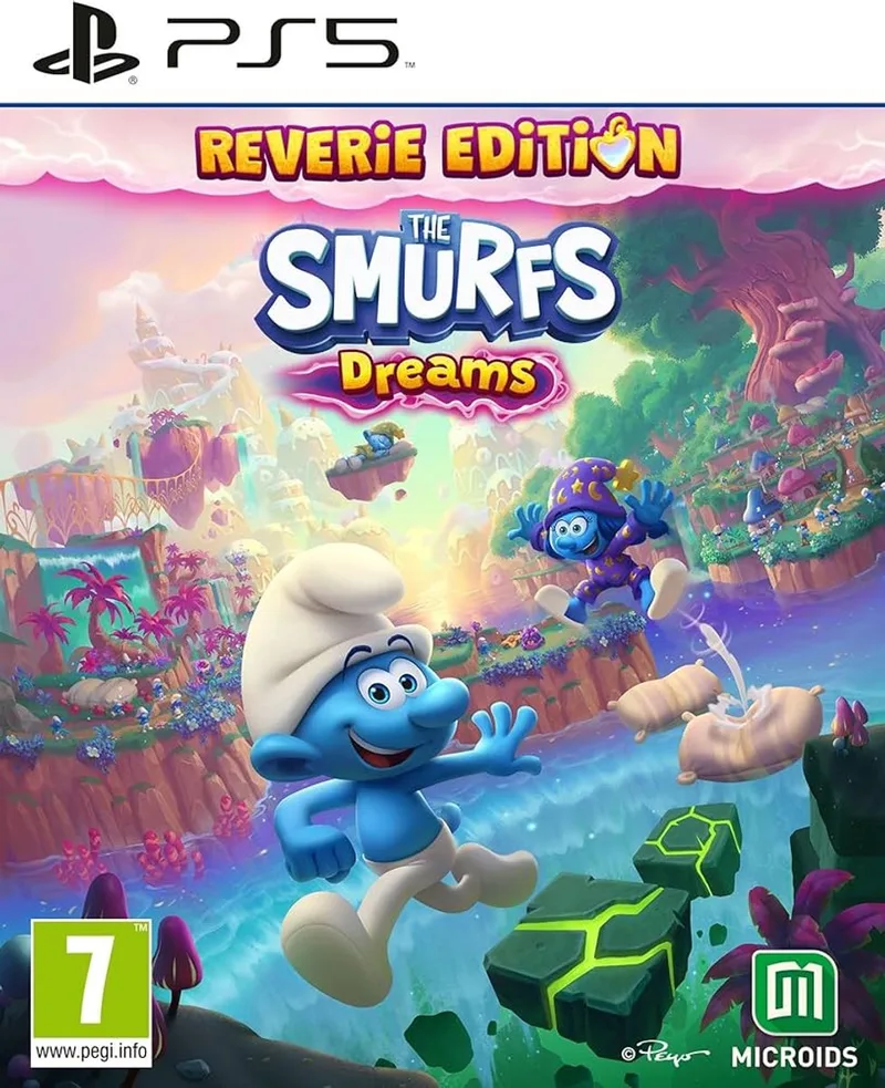 The Smurfs – Dreams - Rêverie Edition PS5 Beperkt Duits, Engels, Spaans, Frans, Italiaans van Microids, PS5 – cover