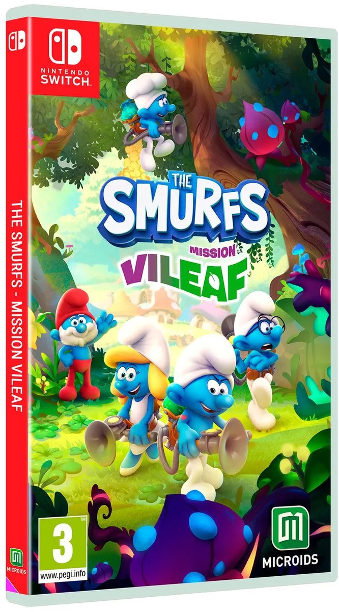 The Smurfs: Mission Vileaf Classic Edition van Microids, Nintendo Switch – cover