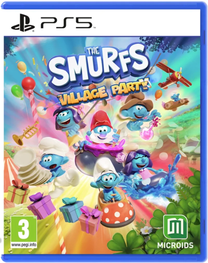 The Smurfs Village Party by Microids, PS5 – cover