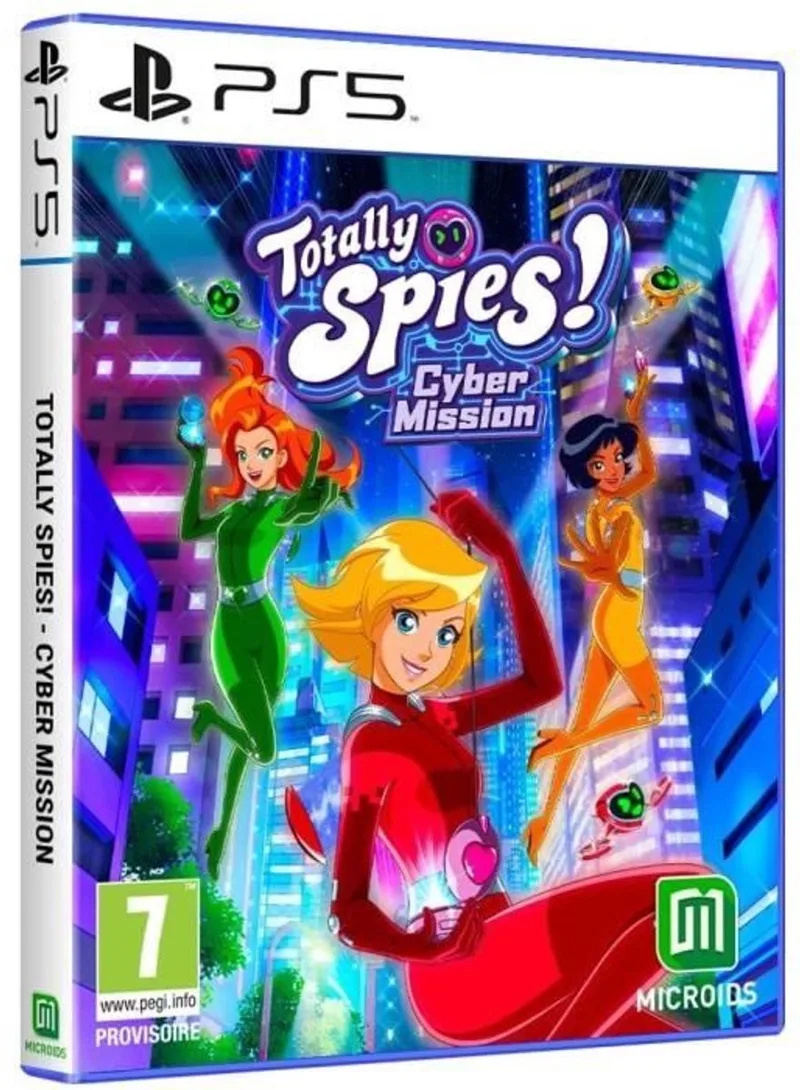 Totally Spies! – Cyber Mission de Microids, PS5 – jaquette