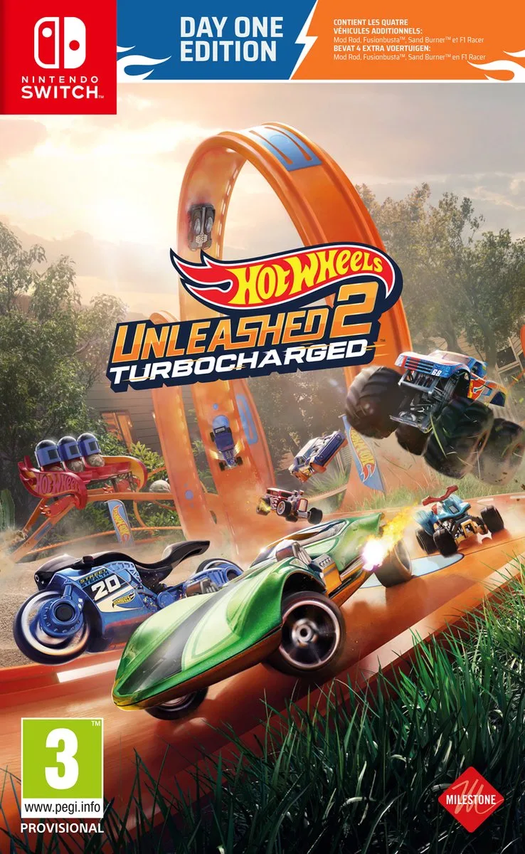 Hot Wheels Unleashed 2 - Turbocharged - Day One Edition de Milestone S.r.l., Nintendo Switch – jaquette