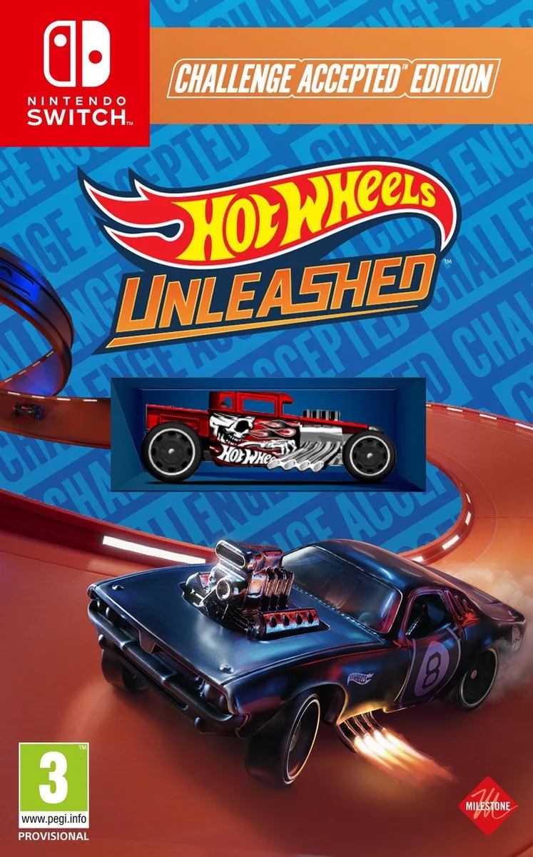 Hot Wheels Unleashed - Challenge Accepted Edition de Milestone S.r.l., Nintendo Switch – jaquette