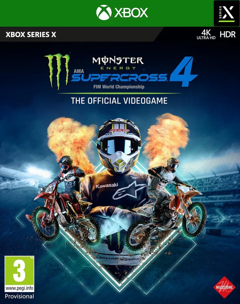 Monster Energy Supercross 4 van Milestone S.r.l., Xbox Series X | S – cover