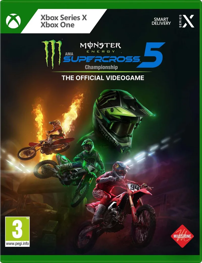 Monster Energy Supercross 5 van Milestone S.r.l., Xbox Series X | S – cover