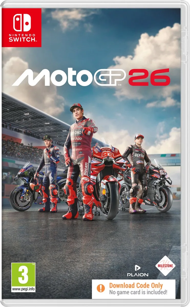 MotoGP 26 - Nintendo Switch (Code in Box) de Milestone S.r.l., Nintendo Switch – jaquette