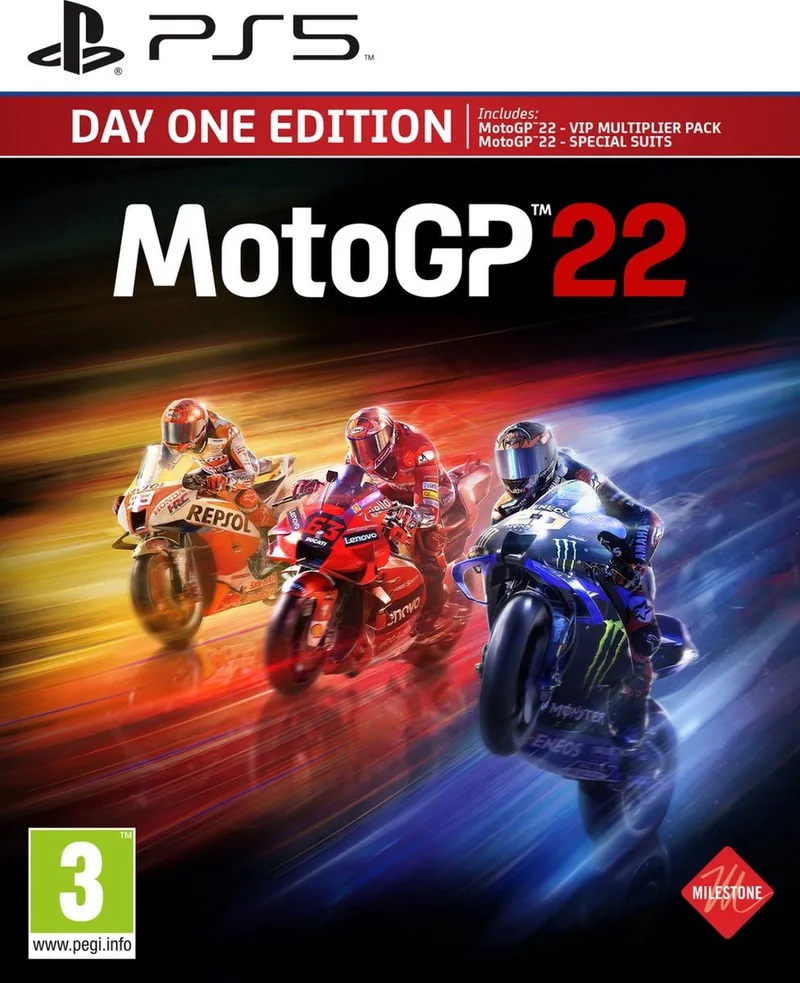 MotoGP22 - Day One Edition van Milestone S.r.l., PS5 – cover