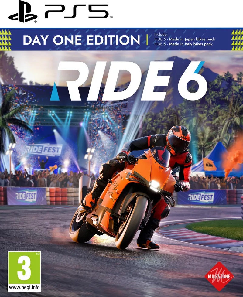 Ride 6 Dag één by Milestone S.r.l., PS5 – cover