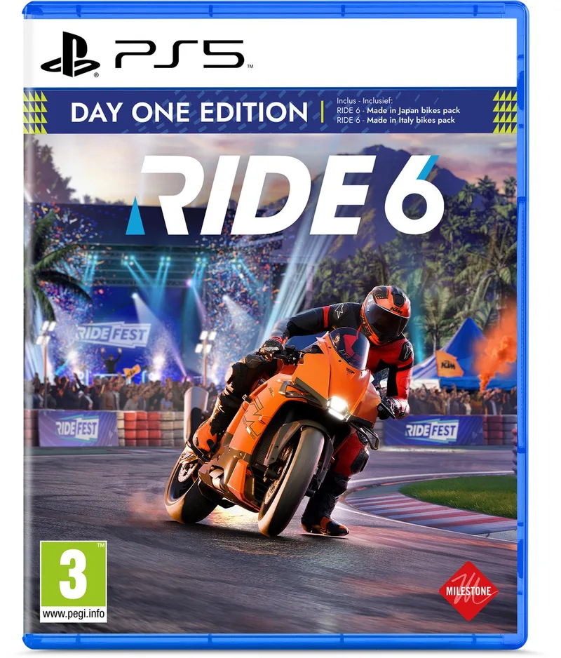 RIDE 6 Day One Edition de Milestone S.r.l., PS5 – jaquette