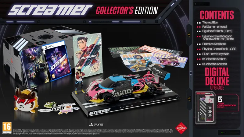 SCREAMER - Collector's Edition by Milestone S.r.l., PS5 – cover