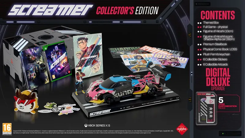 SCREAMER - Collector's Edition van Milestone S.r.l., Xbox Series X | S – cover