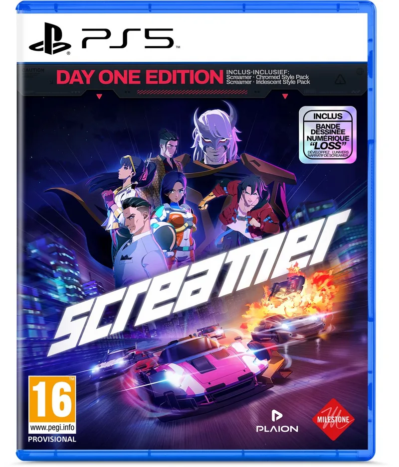 SCREAMER - Day One Edition van Milestone S.r.l., PS5 – cover