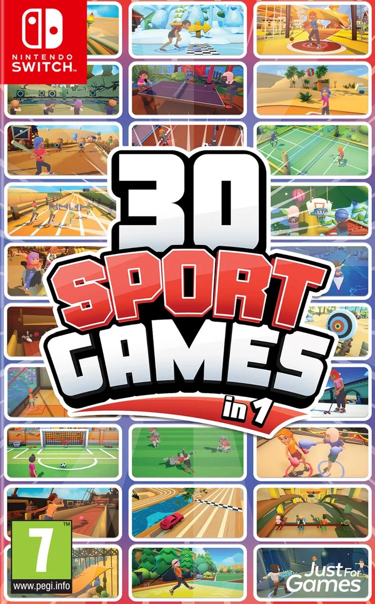 30 Sport Games in 1 by Mindscape, Nintendo Switch – cover