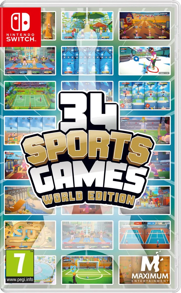 34 Sports Games World Edition de Mindscape, Nintendo Switch – jaquette