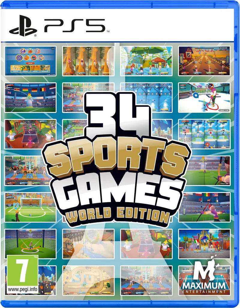 34 Sports Games World Edition by Mindscape, PS5 – cover