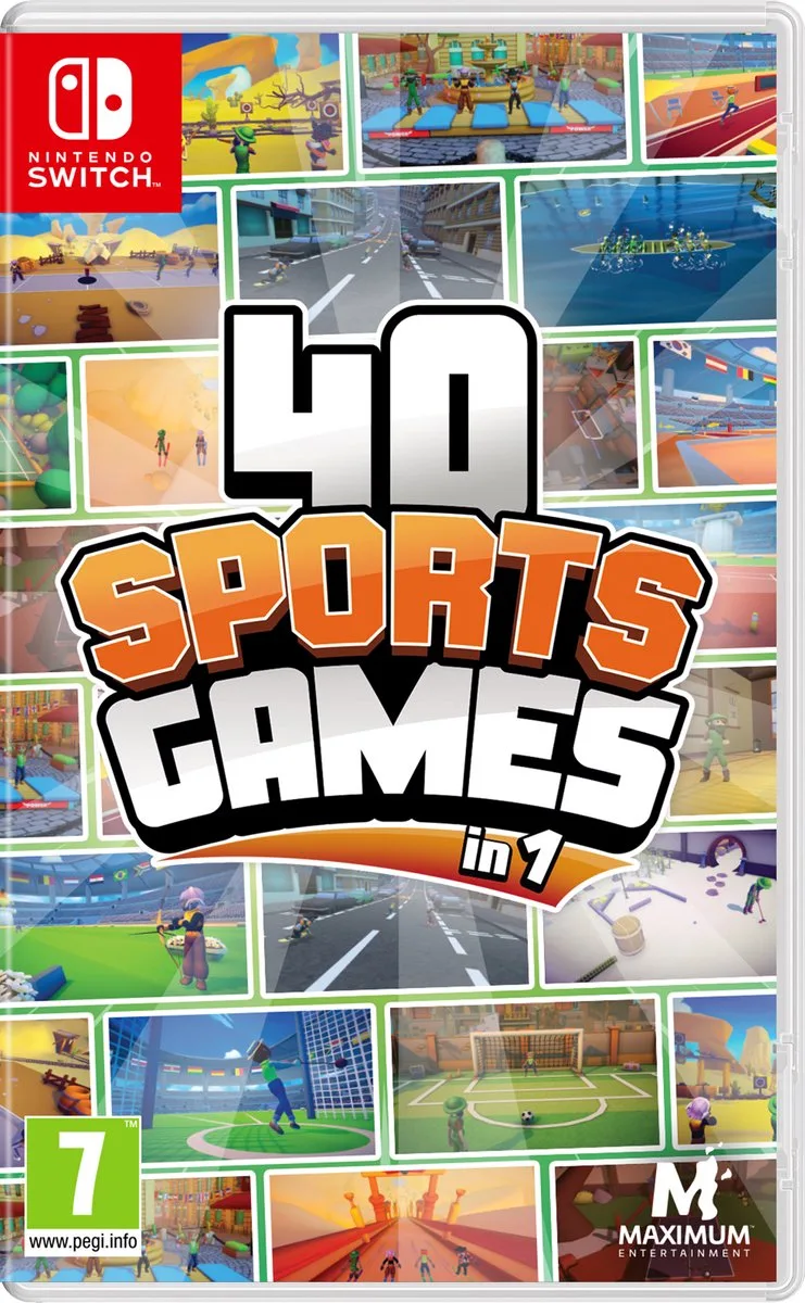 40 Sport Games in 1 van Mindscape, Nintendo Switch – cover