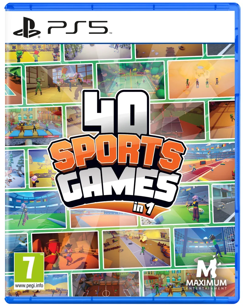 40 Sports Games in 1 by Mindscape, PS5 – cover