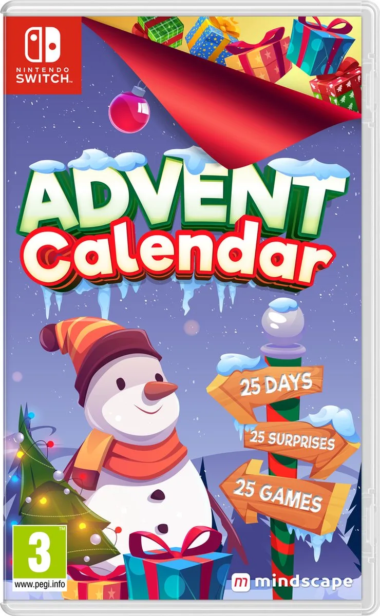 Advent Calendar / Adventskalender by Mindscape, Nintendo Switch – cover