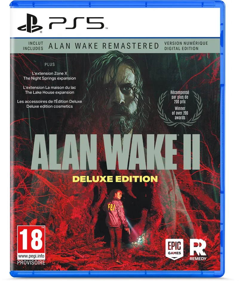 Alan Wake 2: Deluxe Edition van Mindscape, PS5 – cover