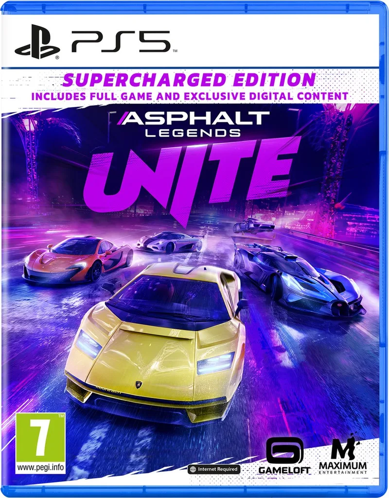 Asphalt Legends UNITE: Supercharged Edition by Mindscape, PS5 – cover