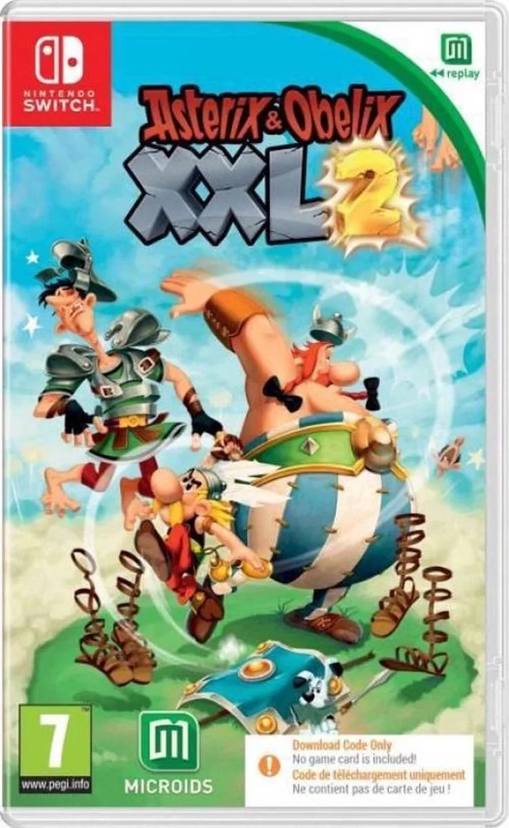 Asterix en Obelix XXL2 - Switch (code in box) de Mindscape, Nintendo Switch – jaquette