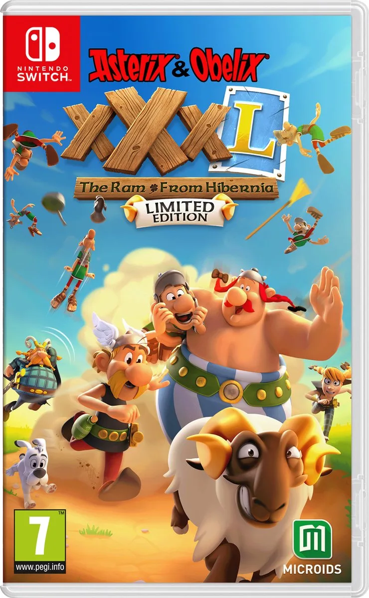 Asterix & Obelix XXXL: The Ram From Hibernia Limited Edition by Mindscape, Nintendo Switch – cover
