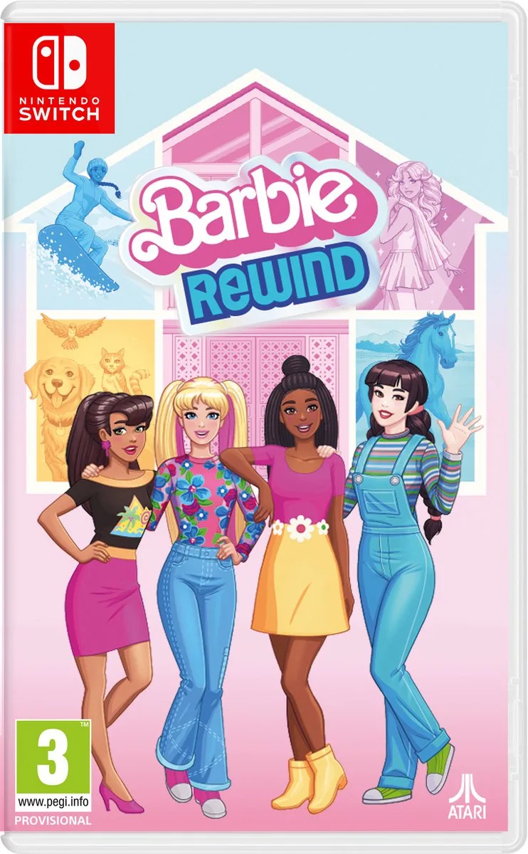 Barbie Rewind Collection by Mindscape, Nintendo Switch – cover