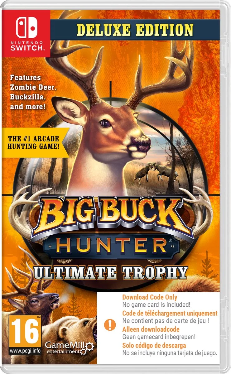 Big Buck Hunter Ultimate Trophy - Deluxe Edition van Mindscape, Nintendo Switch – cover