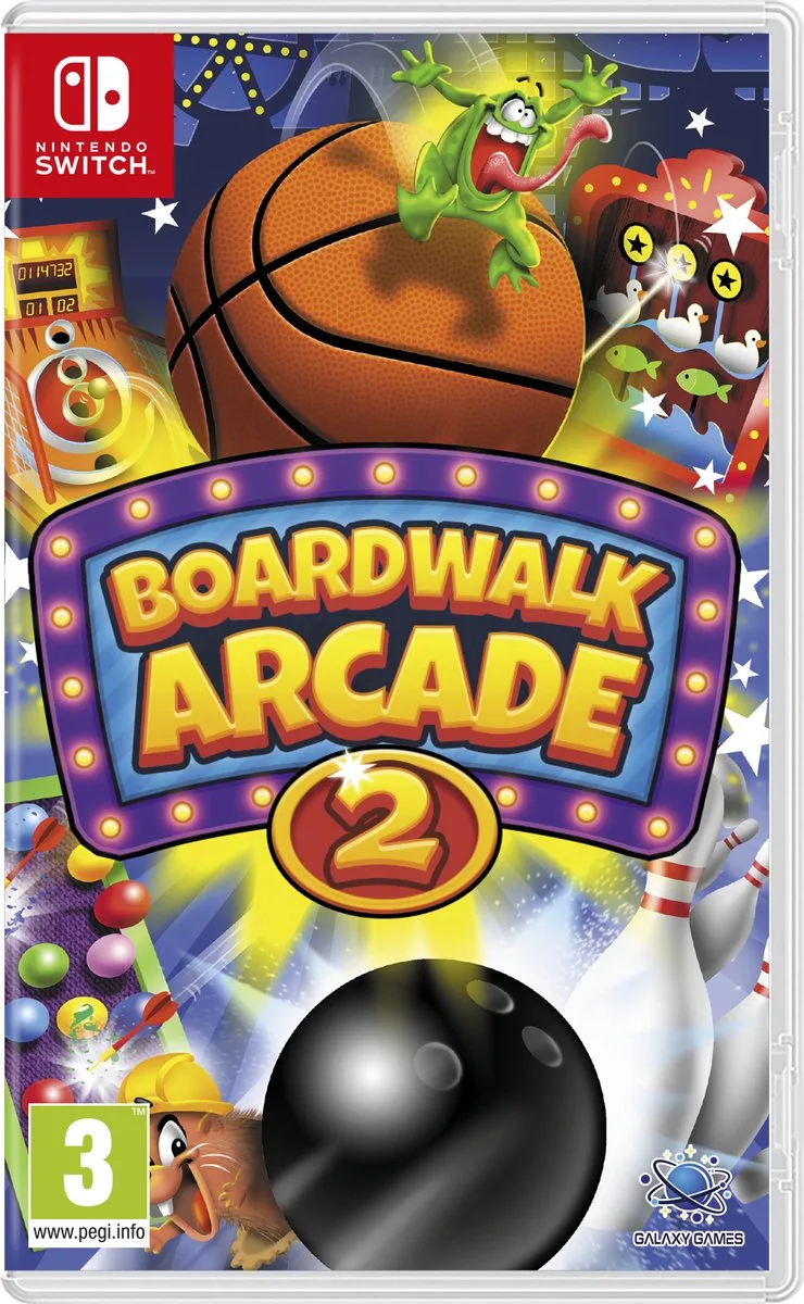 Boardwalk Arcade 2 by Mindscape, Nintendo Switch – cover