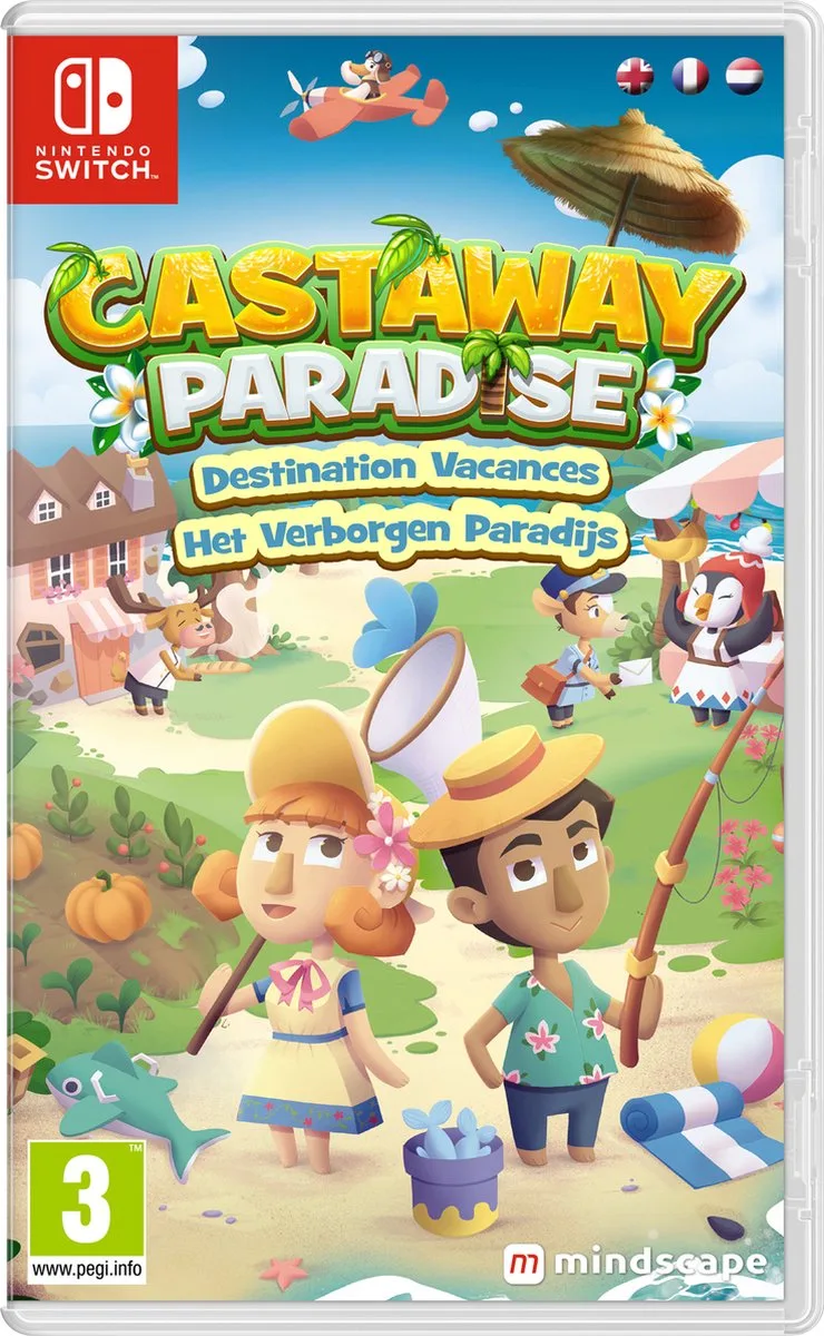 Castaway Paradise från Mindscape, Nintendo Switch – omslag
