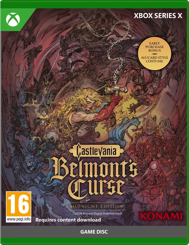 Castlevania: Belmont’s Curse – Midnight Edition by Mindscape, Xbox Series X | S – cover