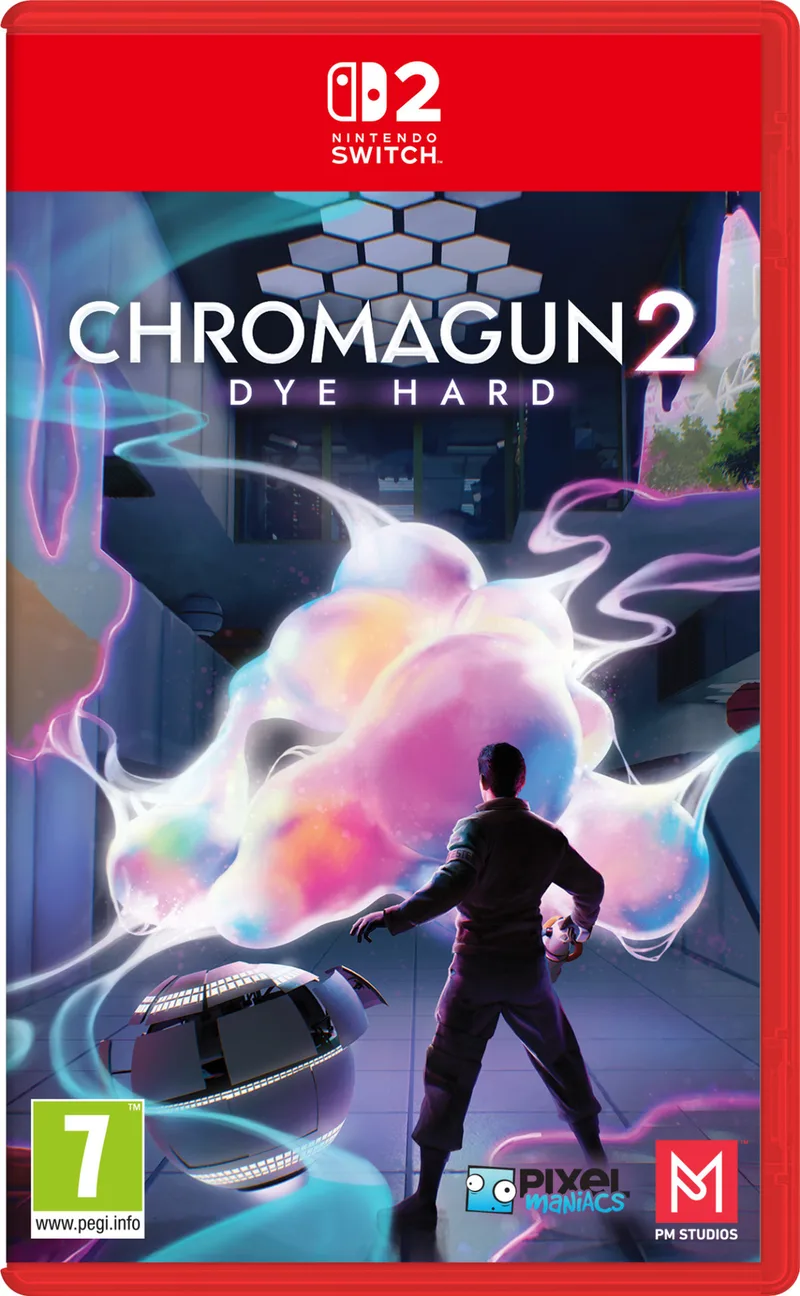ChromaGun 2: Dye Hard van Mindscape, Nintendo Switch 2 – cover