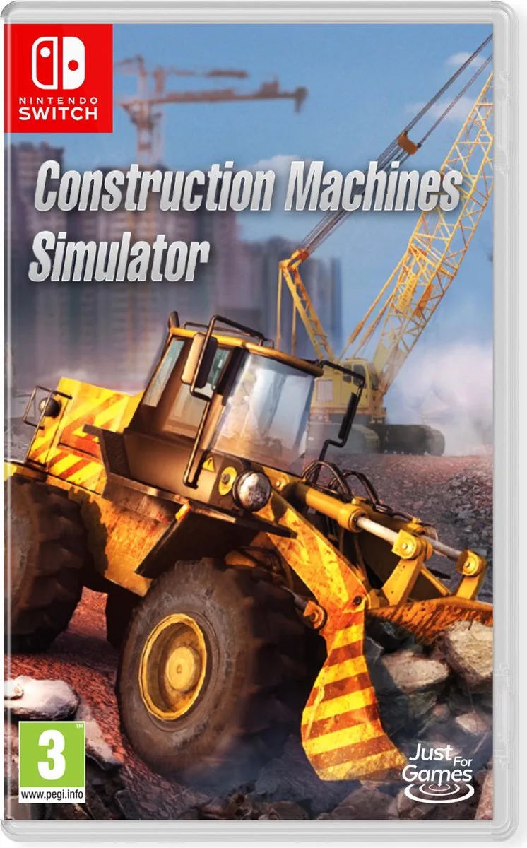 Construction Machines Simulator de Mindscape, Nintendo Switch – jaquette
