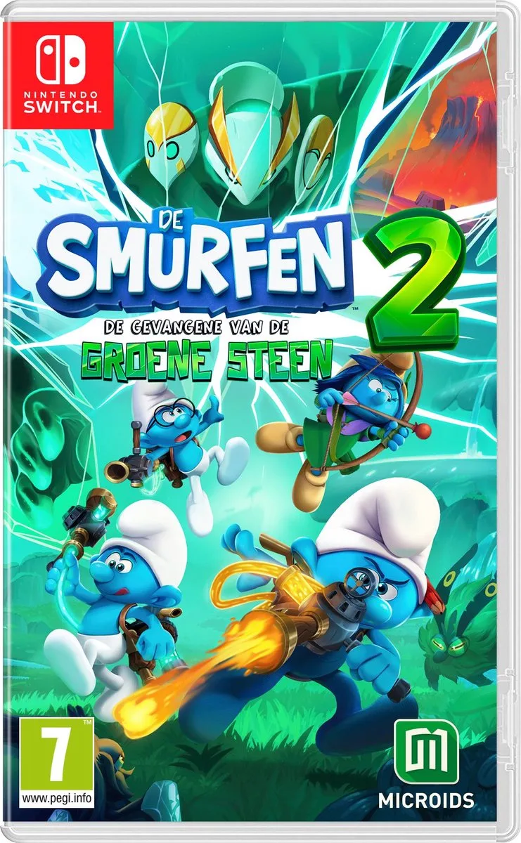 De Smurfen 2: De Gevangene van de Groene Steen de Mindscape, Nintendo Switch – jaquette