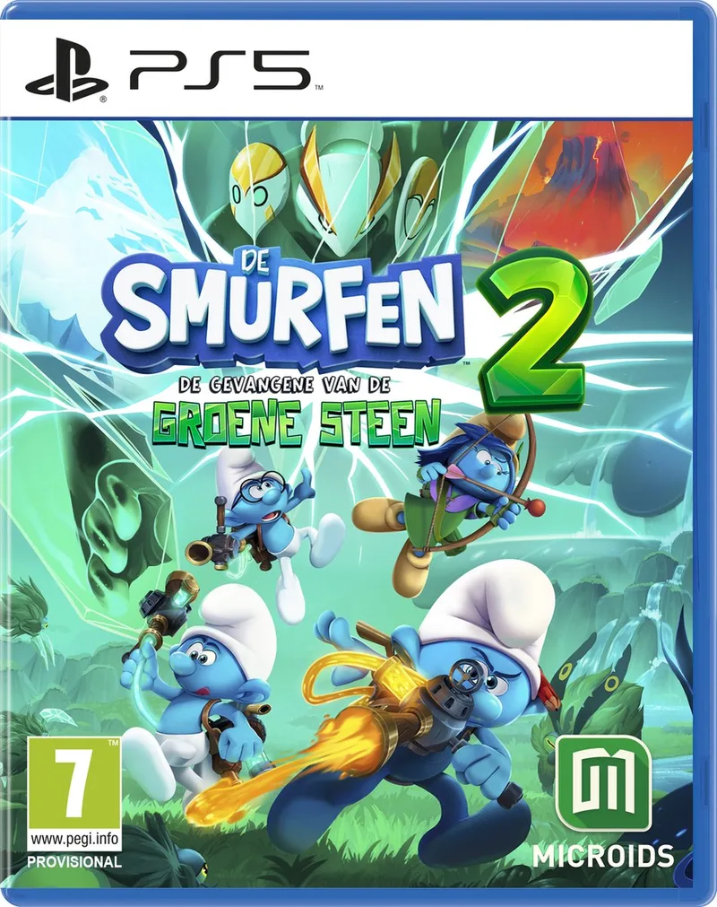 De Smurfen 2: De Gevangene van de Groene Steen de Mindscape, PS5 – jaquette