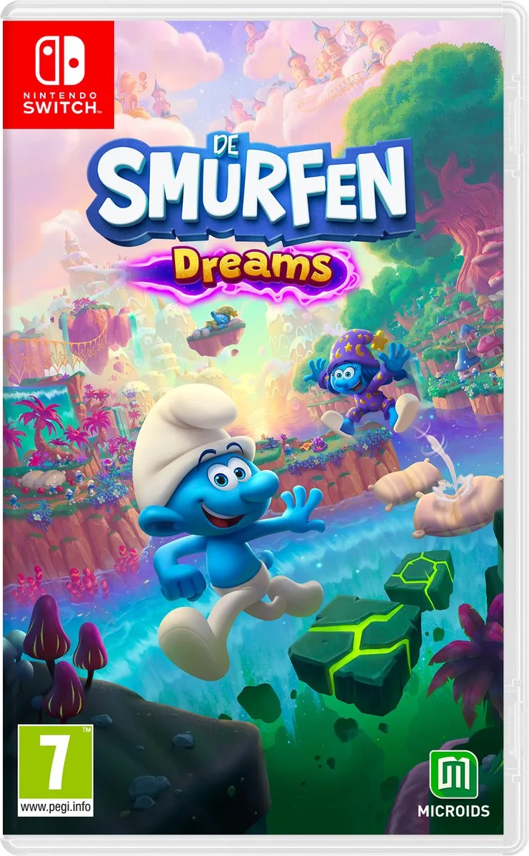 De Smurfen: Dreams van Mindscape, Nintendo Switch – cover