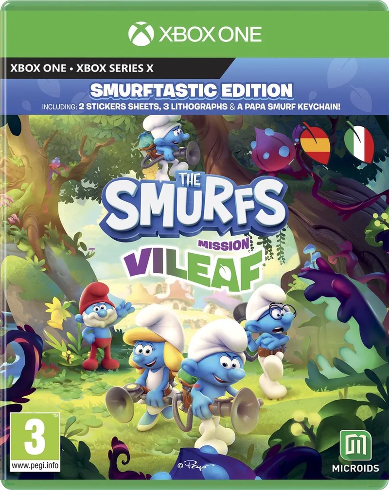 De Smurfen: Mission Vileaf - Smurftastische Editie by Mindscape, Xbox Series X | S – cover