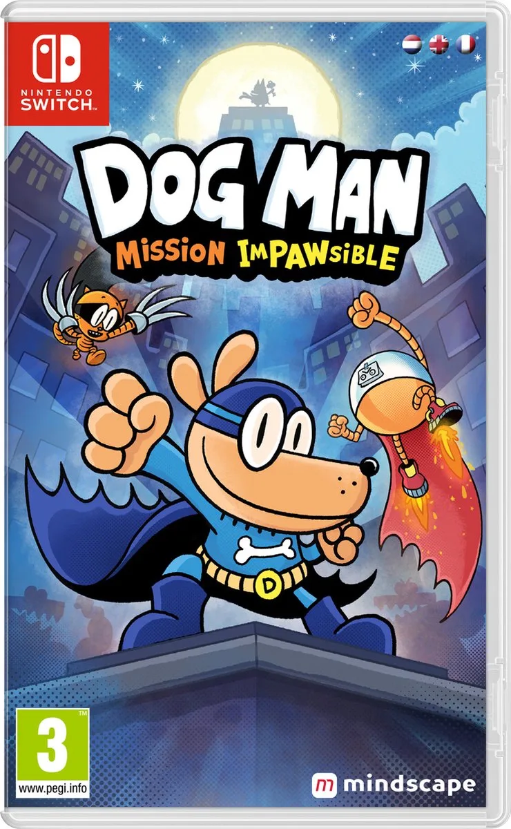 Dog Man: Mission Impawsible de Mindscape, Nintendo Switch – jaquette