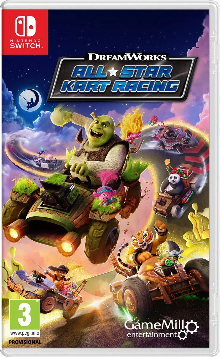 DreamWorks All-Star Kart Racing by Mindscape, Nintendo Switch – cover