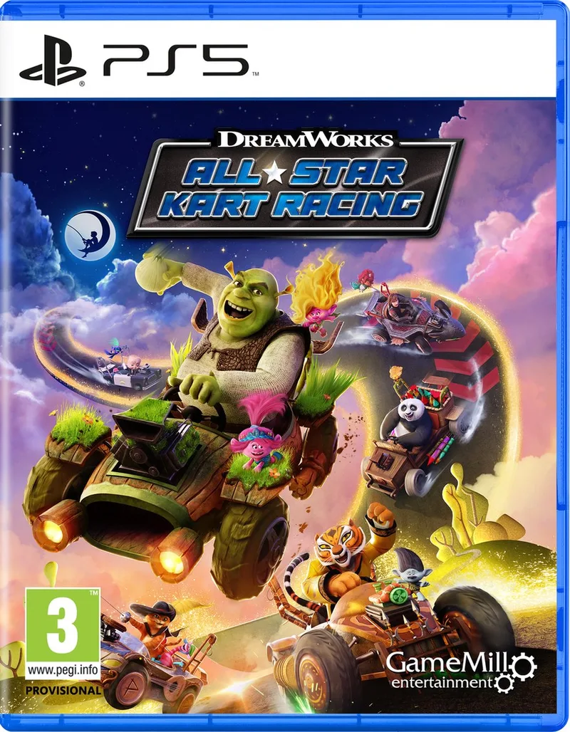 DreamWorks All-Star Kart Racing van Mindscape, PS5 – cover