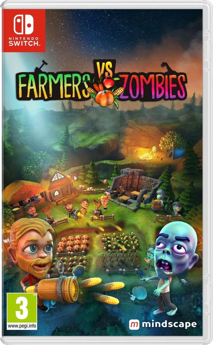 Farmers vs. Zombies by Mindscape, Nintendo Switch – cover