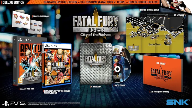 Fatal Fury: City of the Wolves: Deluxe Edition de Mindscape, PS5 – jaquette