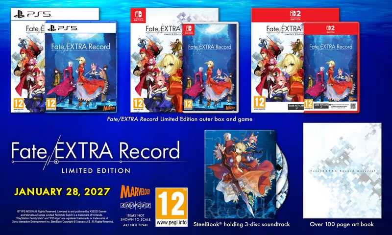 Fate/Extra Record Limited Edition de Mindscape, Nintendo Switch 2 – jaquette