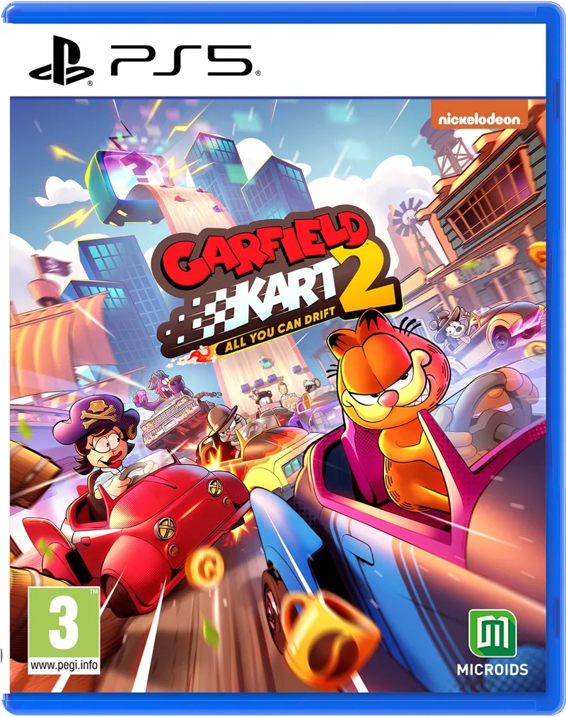 Garfield Kart 2: All You Can Drift by Mindscape, PS5 – cover