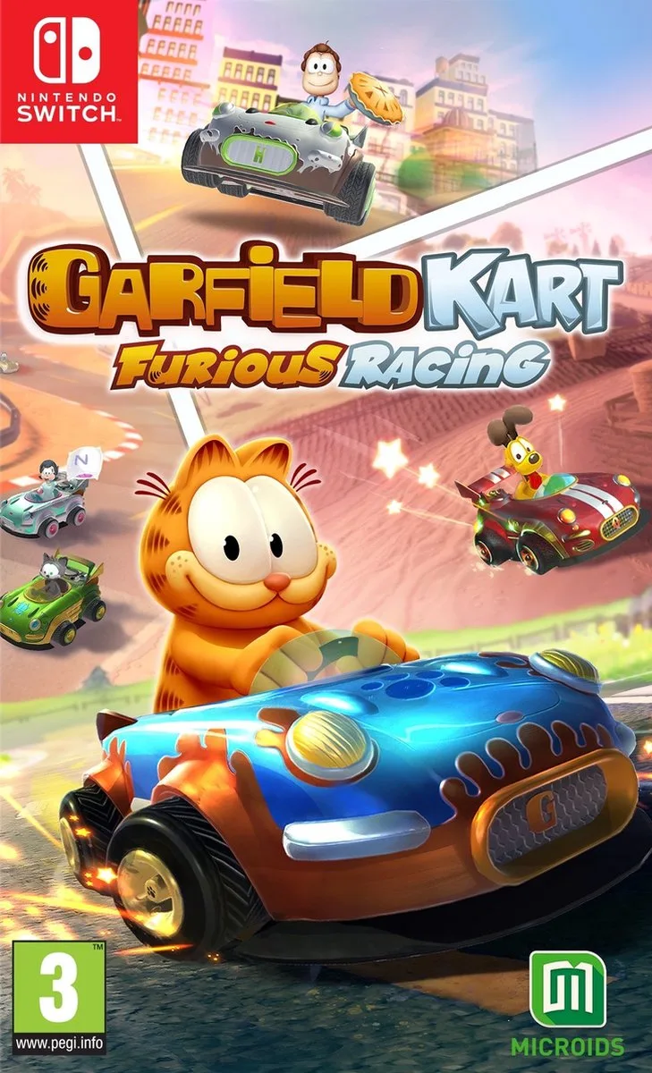 Garfield Kart: Furious Racing by Mindscape, Nintendo Switch – cover