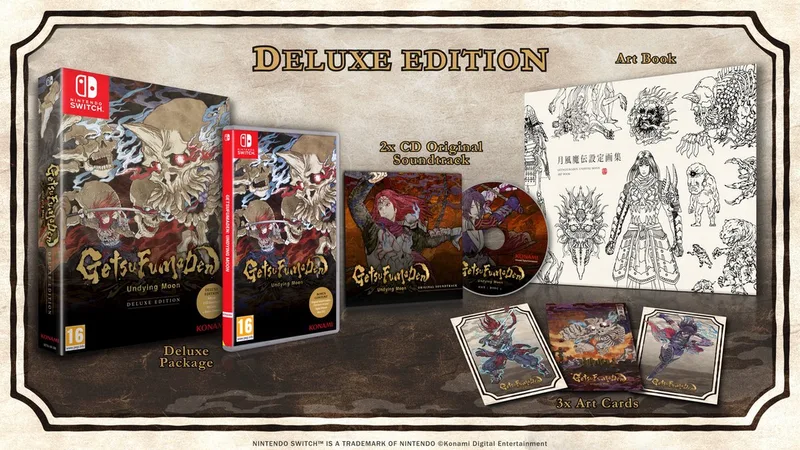 GetsuFumaDen: Undying Moon - Deluxe Edition van Mindscape, Nintendo Switch – cover