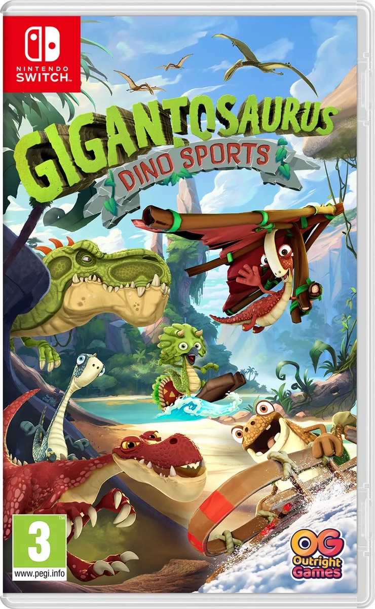 Gigantosaurus: Dino Sports de Mindscape, Nintendo Switch – jaquette